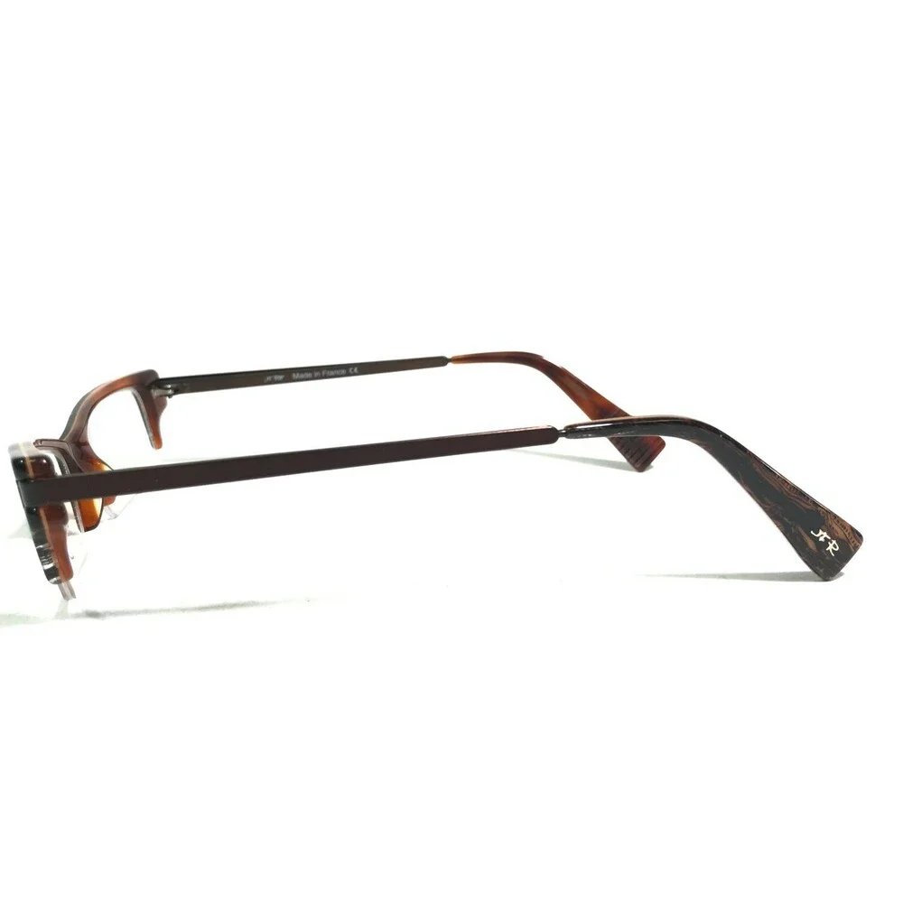J.F. Rey Eyeglasses Frames JF0921 6097 Brown Rectangular Cat Eye 50-18-145